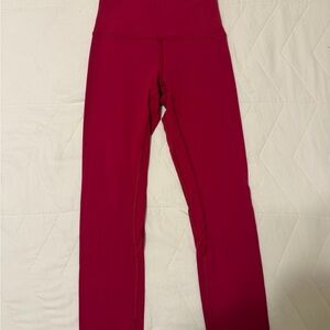 lululemon athletica Raspberry Align Leggings